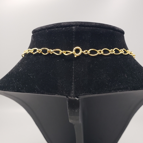 20" Beaded Gold-Tone Statement Necklace - Picture 6 of 8